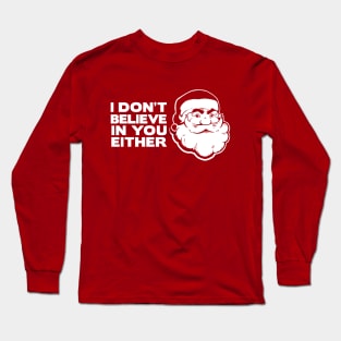 Disbelieving Santa Long Sleeve T-Shirt